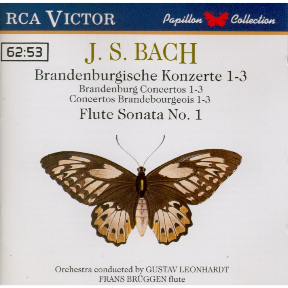BACH - Brüggen - Concerto brandebourgeois n°1 pour orchestre en fa majeu